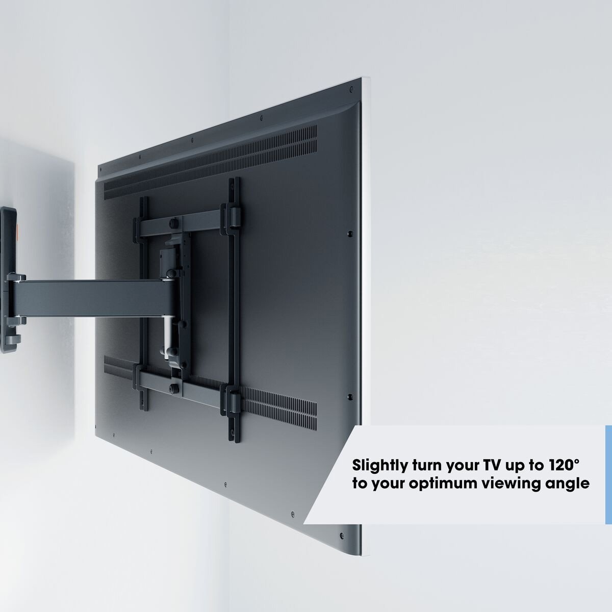 Vogels TVM 3425 TV (32-65") Single Arm Black TV Wall Bracket
