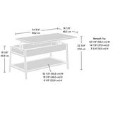 Teknik Market Lift Up Coffee Table / Work Table (5425768)