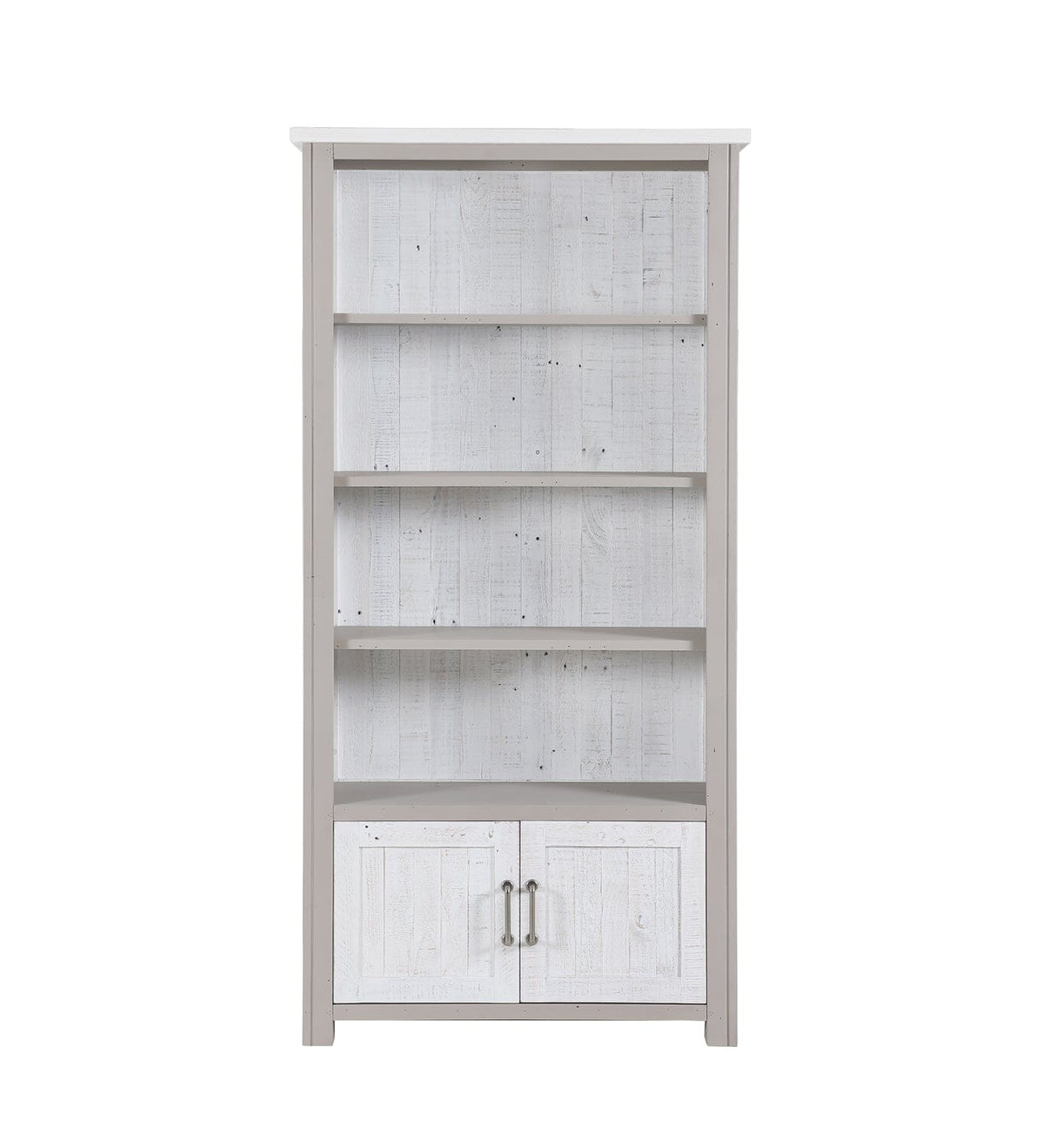 Baumhaus Greystone - Large Open Bookcase with Doors (VTTG01B)