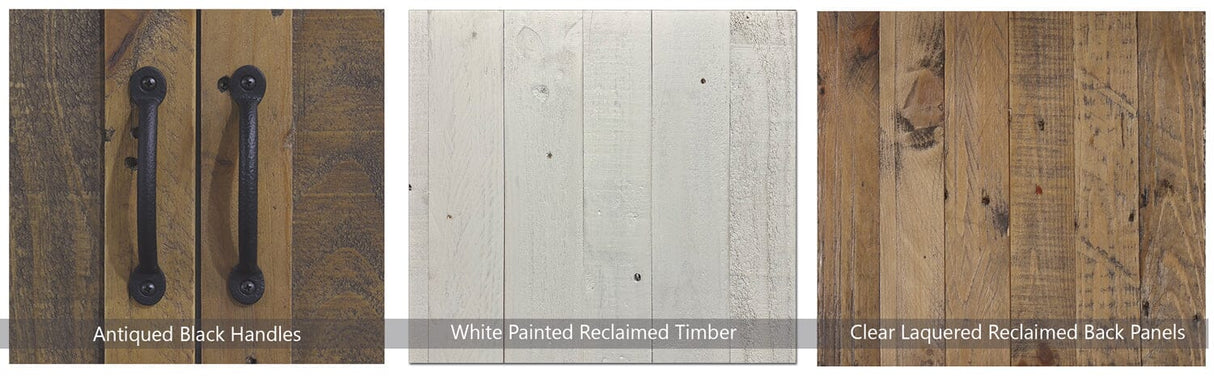 Baumhaus Splash of White - Sideboard 3 Door / 4 Drawer (VTTW02D)
