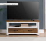 Baumhaus Splash of White - Widescreen Television cabinet (VTTW09A)