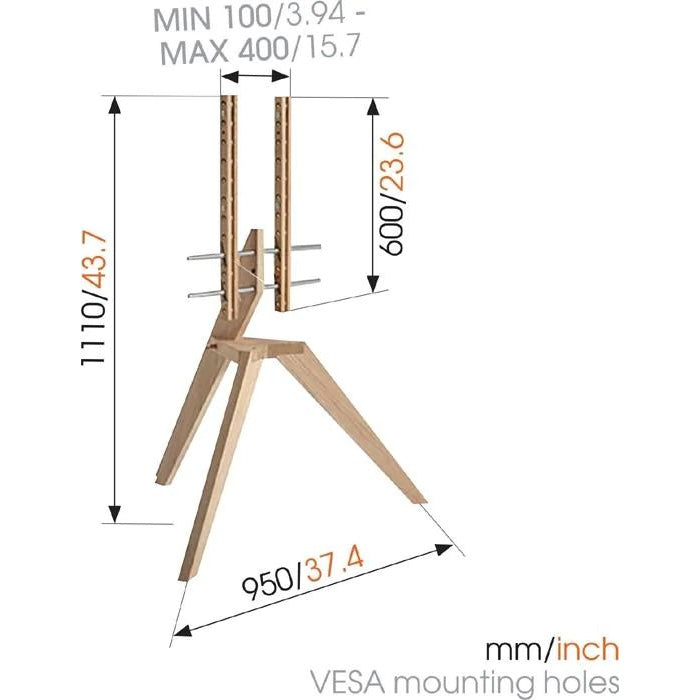 Vogels NEXT OP1 Oak TV Stand