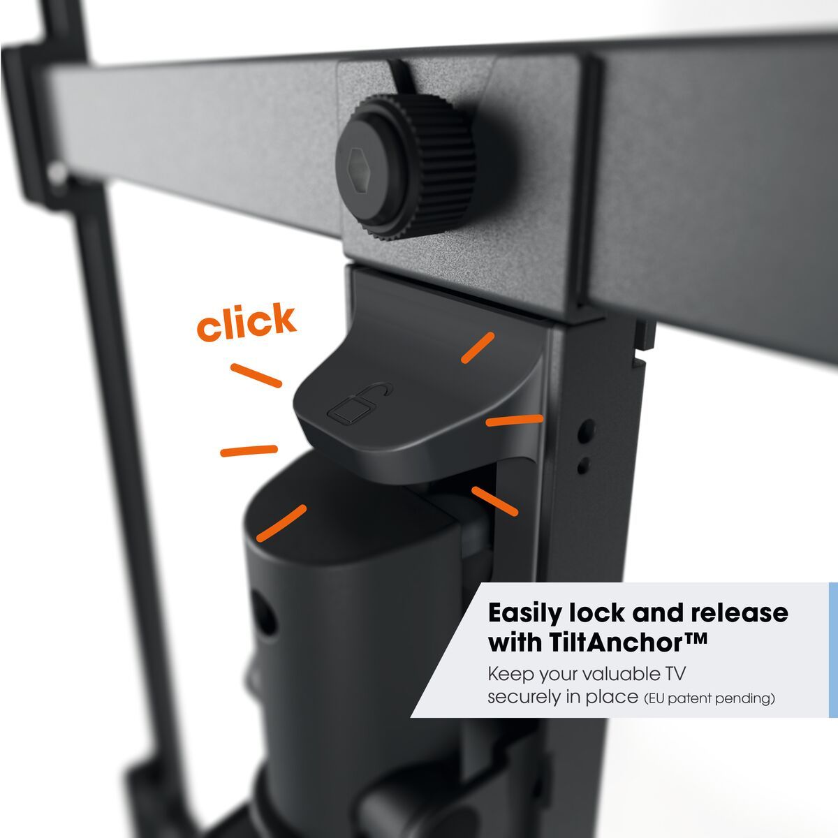 Vogels TVM 3445 TV (32-65") Double Arm Black Wall Bracket