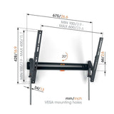 Vogels TVM 3615 TV (40-77") Tilting Black TV Wall Bracket