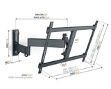 Vogels TVM 3645 TV (40-77") Double Arm Black Wall Bracket