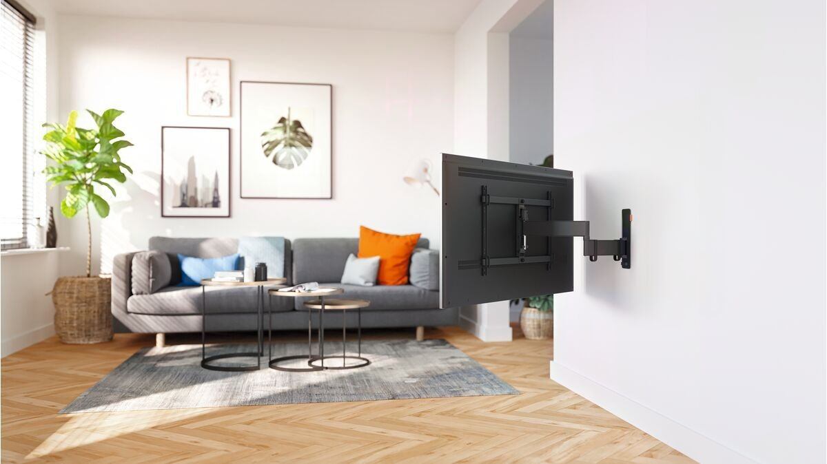Vogels TVM 3645 TV (40-77") Double Arm Black Wall Bracket
