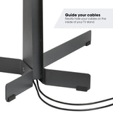 Vogels TVS 3690 TV Floor Stand in Black for Screens up to 77 inches