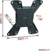 Vogels WALL1115 Black Tilting TV Wall Mount for TVs up to 37inch