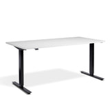 Lavoro Zero Dual Motor Height Adjustable Office Desk with Black Frame