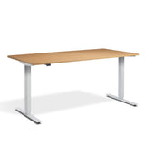 Lavoro Zero Dual Motor Height Adjustable Office Desk with White Frame