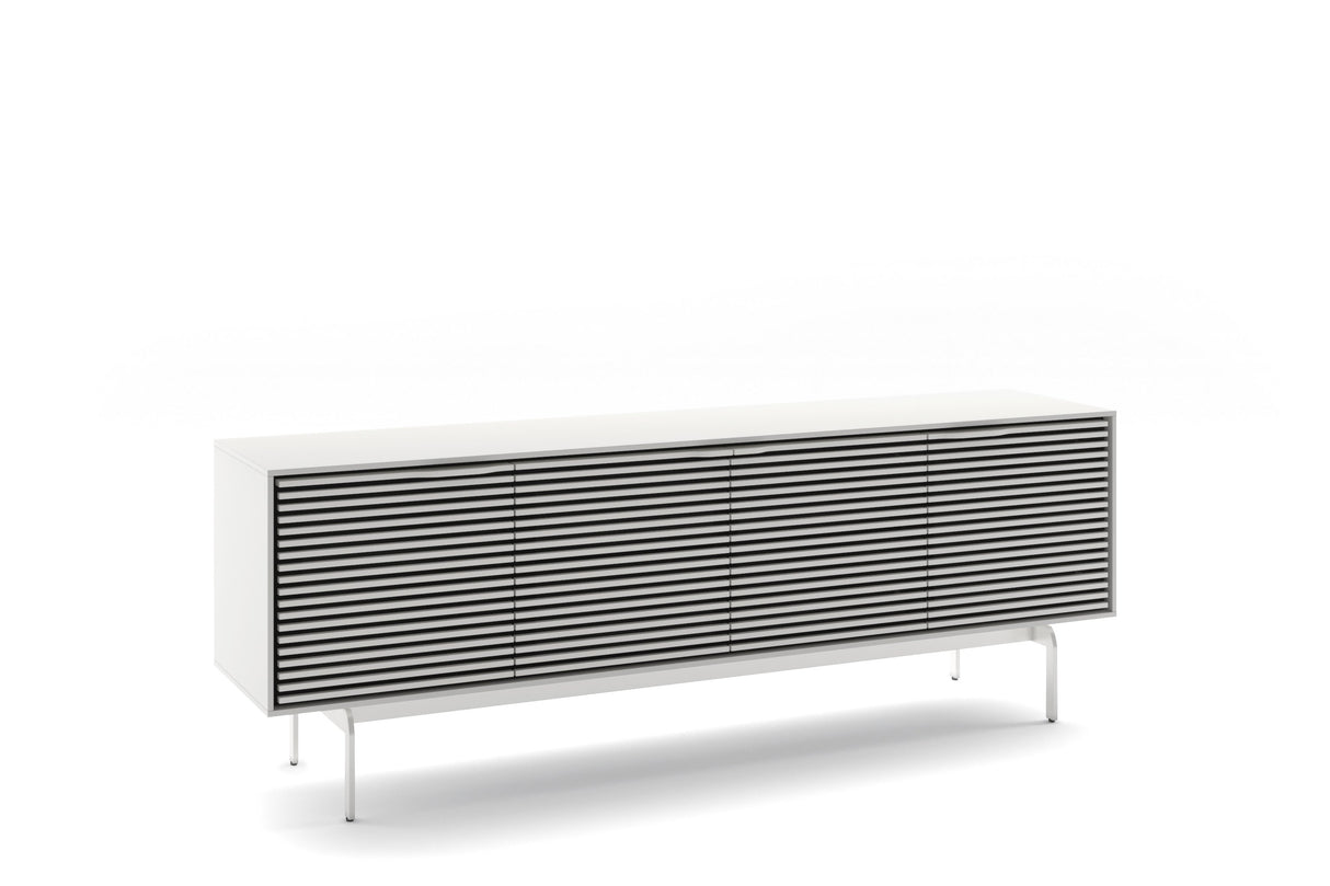 BDI Align 7479 Satin White TV Cabinet