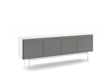 BDI Align 7479 Satin White TV Cabinet