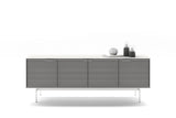 BDI Align 7479 Satin White TV Cabinet