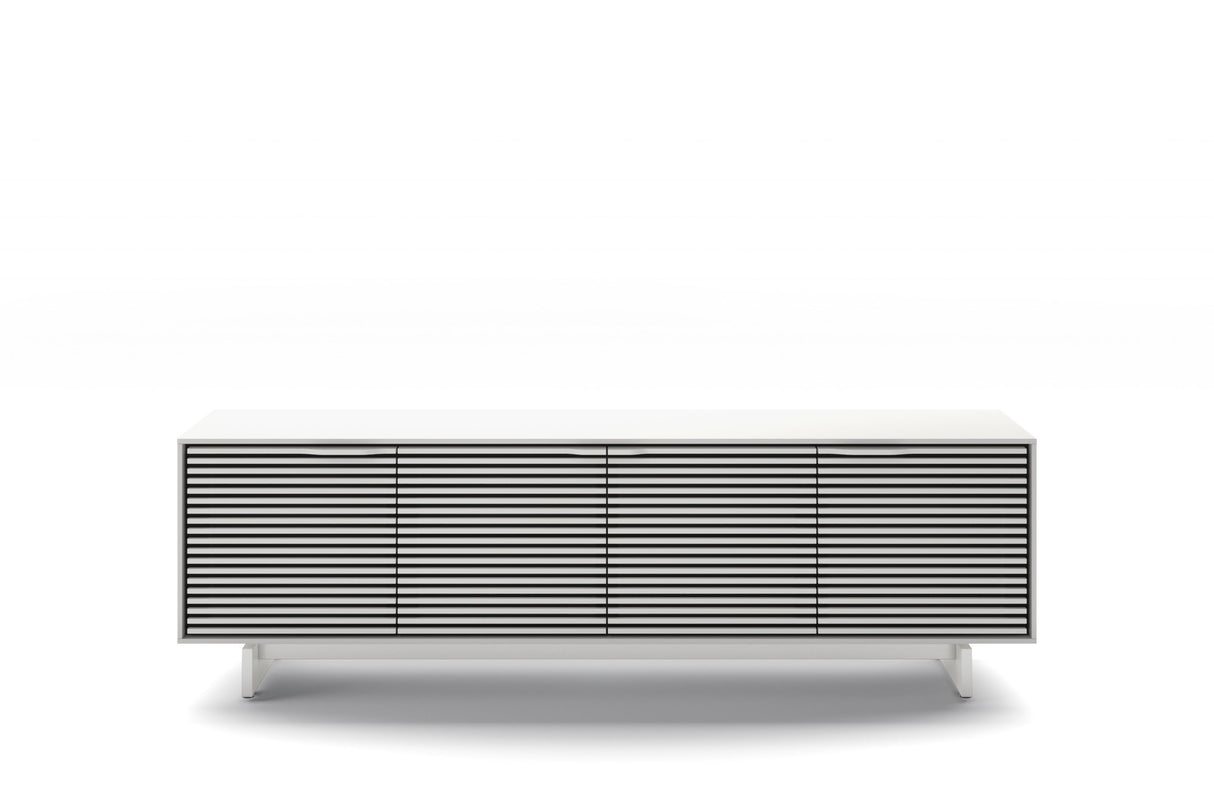 BDI Align 7479 Satin White TV Cabinet