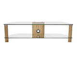 Alphason Century ADCE1500-LO Clear Glass TV Stand