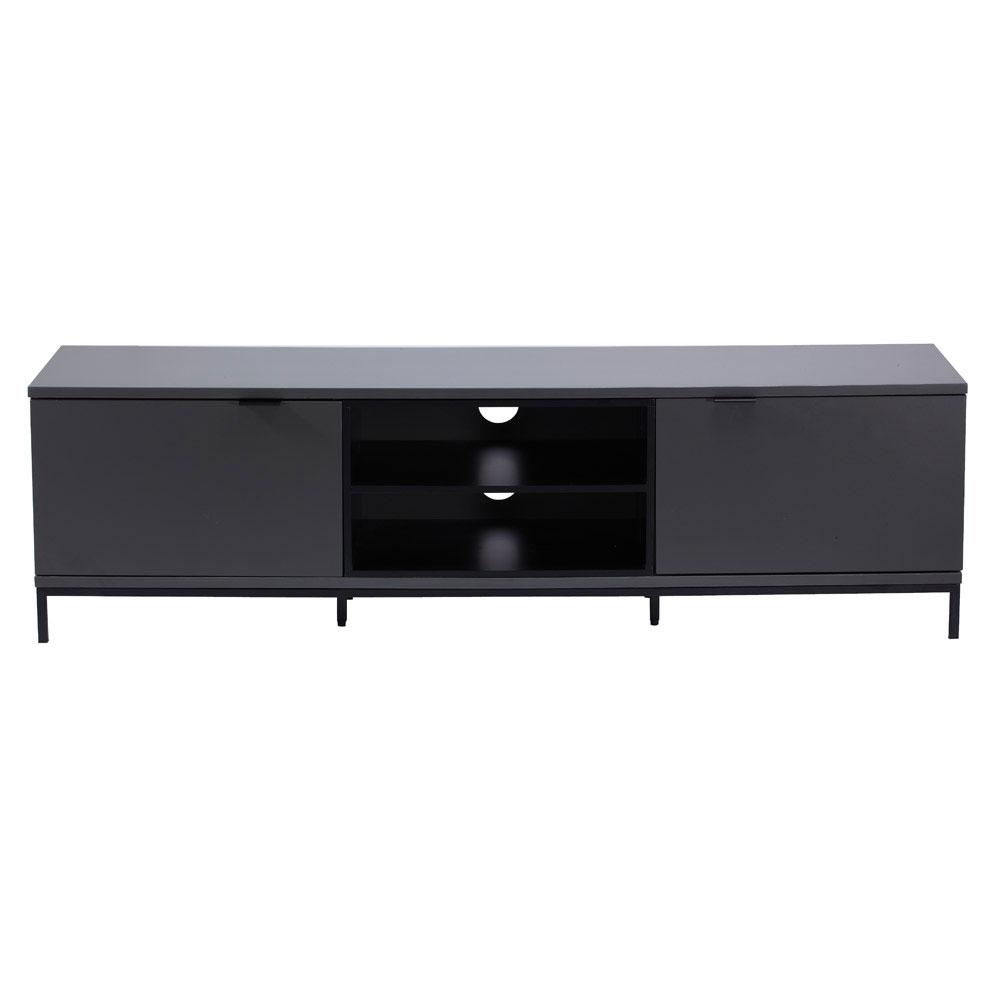 Alphason Chaplin ADCH1600 Charcoal / Black TV Cabinet