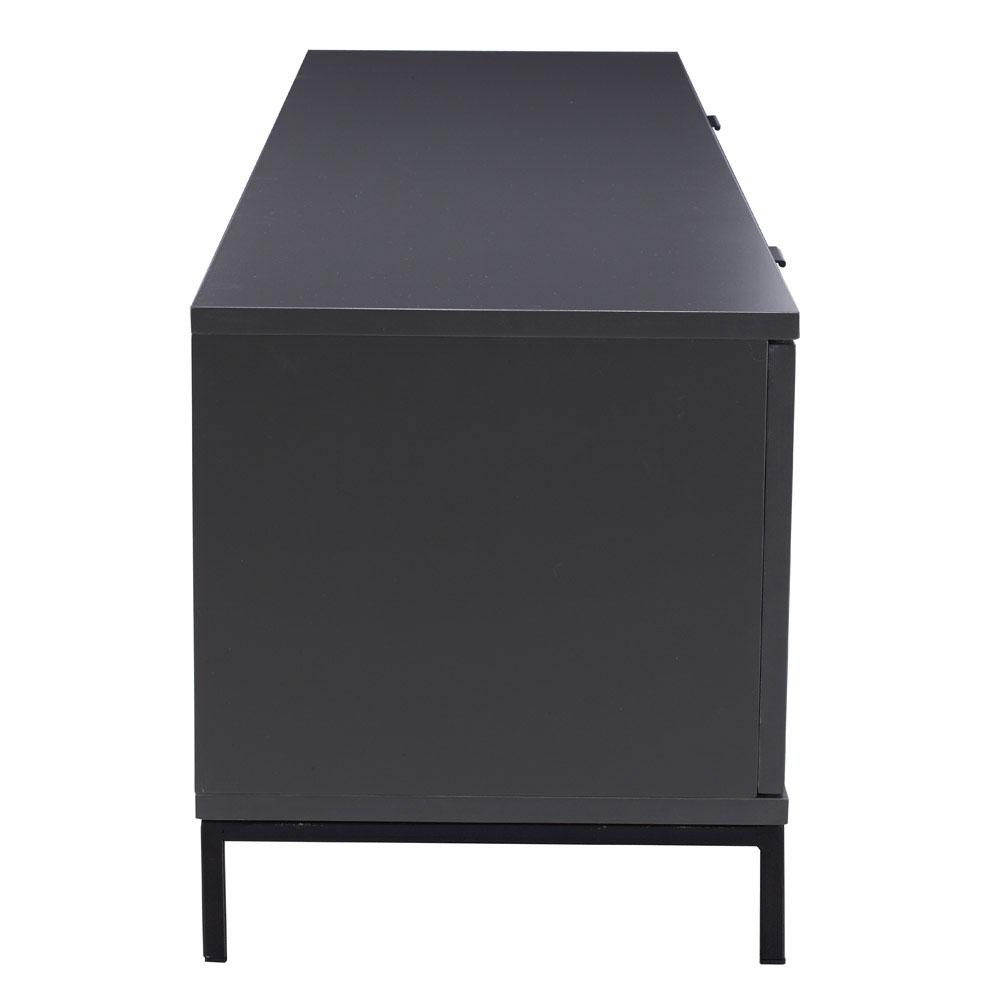 Alphason Chaplin ADCH1600 Charcoal / Black TV Cabinet