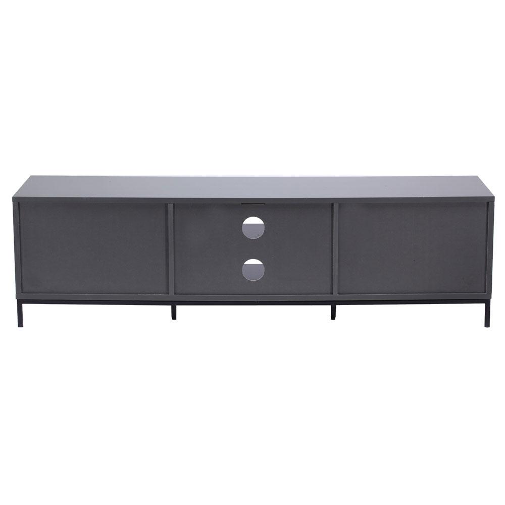 Alphason Chaplin ADCH1600 Charcoal / Black TV Cabinet