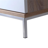 Alphason Chaplin ADCH1600 White / Light Oak TV Cabinet