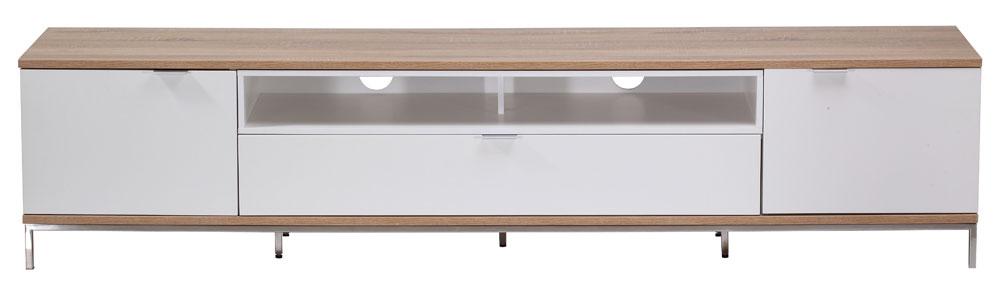 Alphason Chaplin 2000 White & Oak ADCH2000-WHT TV Cabinet
