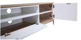Alphason Chaplin 2000 White & Oak ADCH2000-WHT TV Cabinet