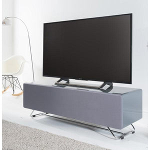 Alphason Chromium Concept 1200mm TV Stand in Grey with Speaker Mesh Front (CRO2-1200CPT-GR)