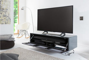 Alphason Chromium Concept 1200mm TV Stand in Grey with Speaker Mesh Front (CRO2-1200CPT-GR)
