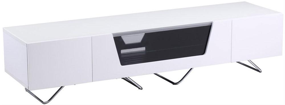 Alphason Chromium 1600mm TV Stand in White (CRO2-1600CB-WHT)
