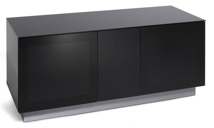 Alphason Element EMT1250XL High Gloss Black TV Cabinet 520mm Tall