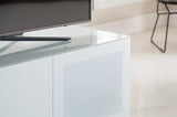 Alphason Element EMT2500XL High Gloss White TV Cabinet 520mm Tall