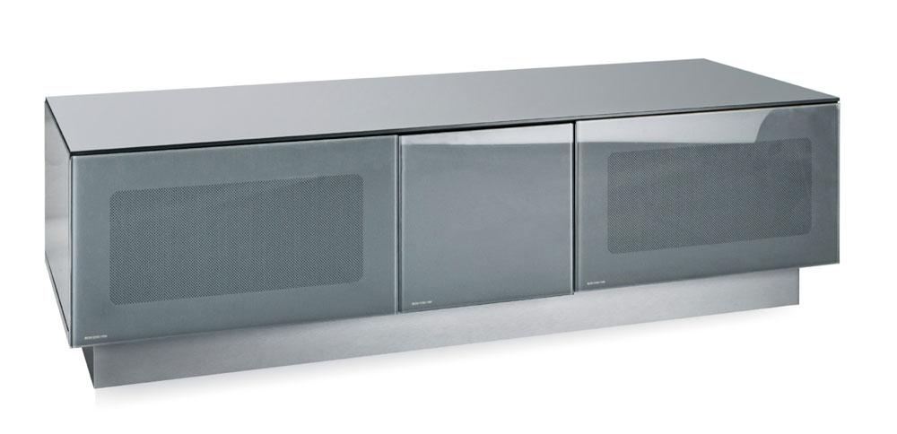 Alphason Element EMT1250 High Gloss Grey TV Cabinet