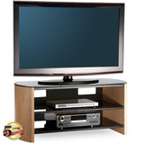 Alphason Finewoods Light Oak TV / Hifi Stand - FW1100-LO/B