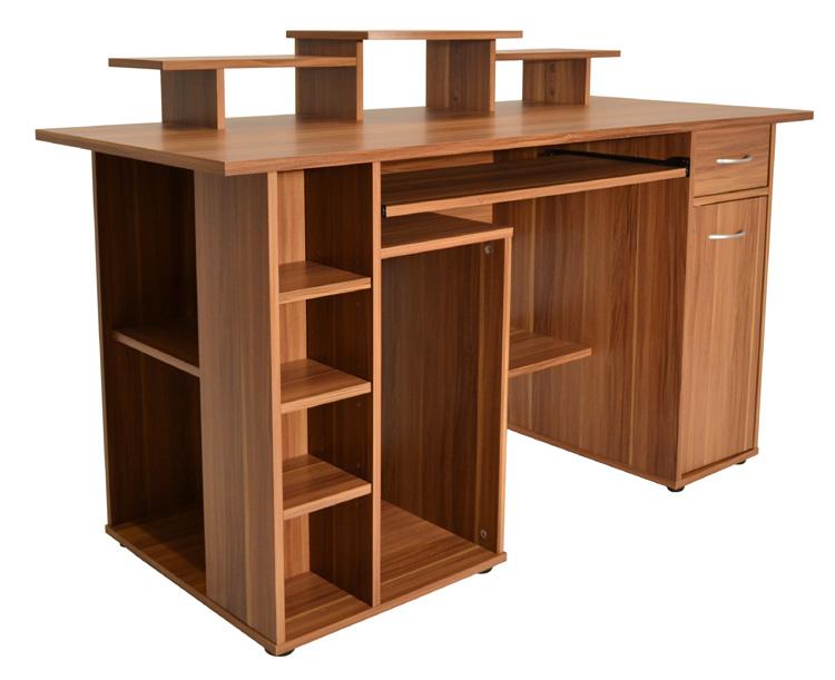Alphason SAN DIEGO AW12004WAL Walnut Office Desk