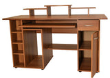 Alphason SAN DIEGO AW12004WAL Walnut Office Desk