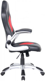 Alphason Talladega Black and Red Leather Racing Style Executive Chair