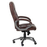 Alphason Northland Brown Leather Executive Office Chair (AOC6332-L-BRN)