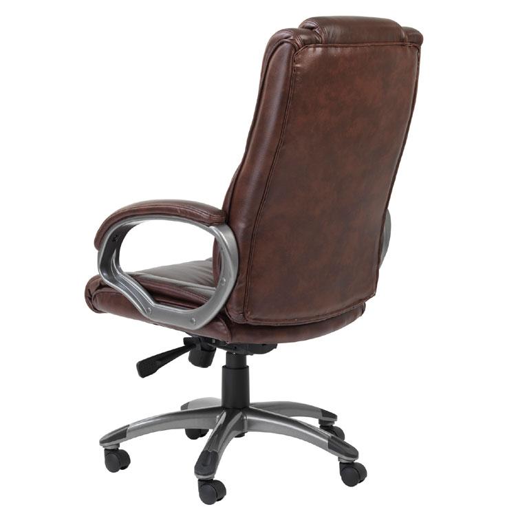 Alphason Northland Brown Leather Executive Office Chair (AOC6332-L-BRN)