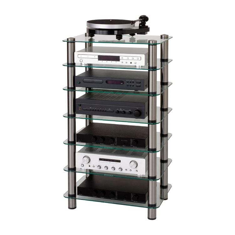 Optimum Prelude OPT-7000SL Hifi Stand with 400mm deep shelves