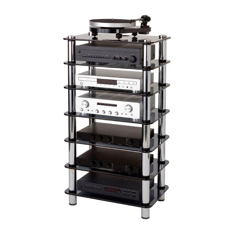 Optimum Prelude OPT-7000SL Hifi Stand with 400mm deep shelves