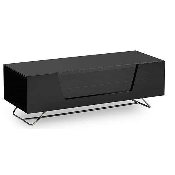 Alphason Chromium 1200mm TV Stand in Black (CRO2-1200CB-BLK)