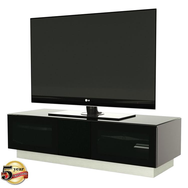 Alphason Element EMT1250 High Gloss Black TV Cabinet