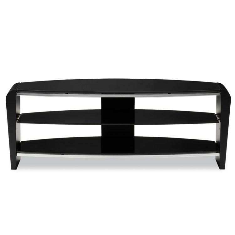 Alphason Francium Large Black TV Stand - FRN1100/3-BLK
