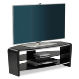 Alphason Francium Large Black TV Stand - FRN1100/3-BLK