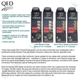 QED Performance Silver Micro Speaker Cable - Complete 100m Drum