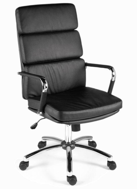 Teknik Deco Black Leather Executive Chair (1097BLK)