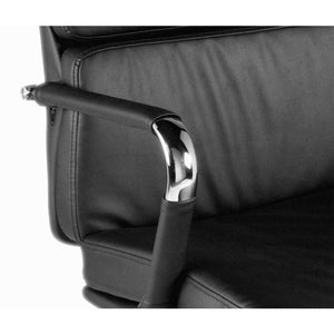 Teknik Deco Black Leather Executive Chair (1097BLK)
