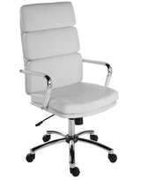 Teknik Deco White Leather Executive Chair (1097WH)