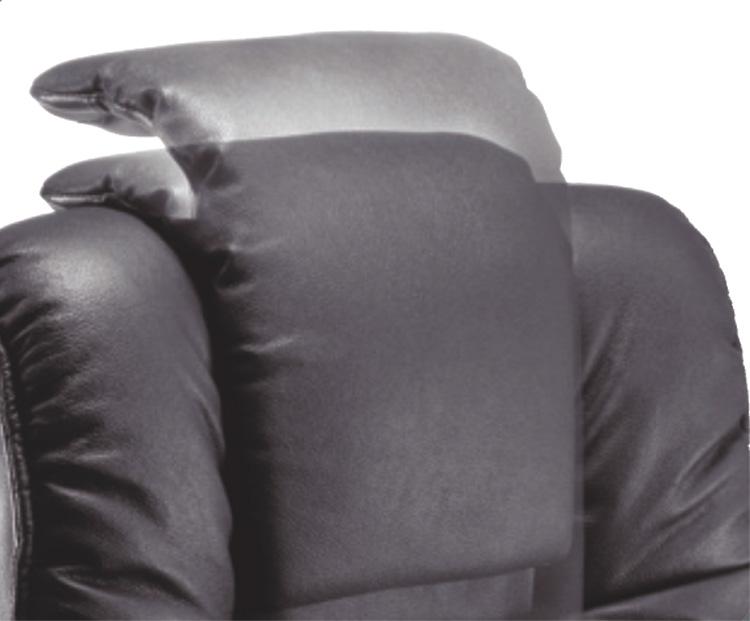 Teknik Lombard Luxury Gull Wing Black Leather Chair (B9001C)
