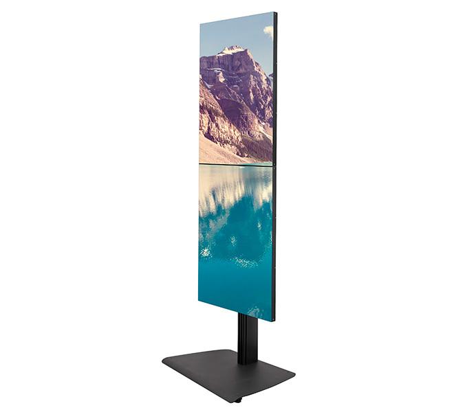 B-Tech BTF842 2.4m High Dual TV Stand for Screens up to 65 inches