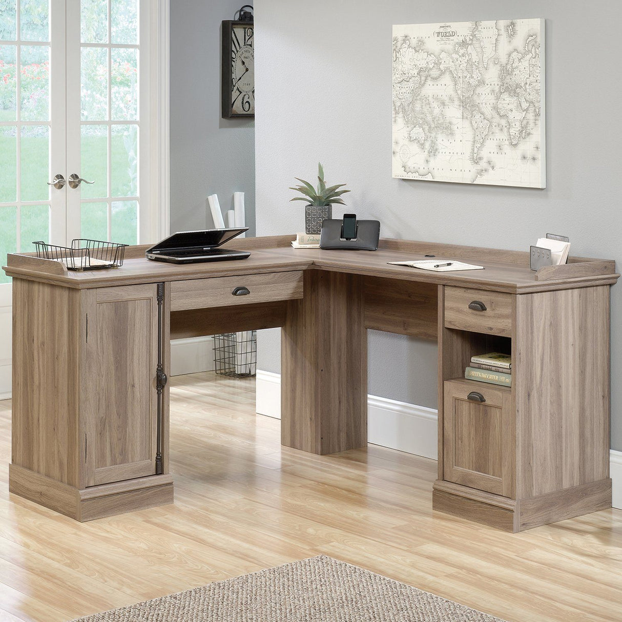 Teknik Barrister L-Shaped Corner Office Desk (5418270)
